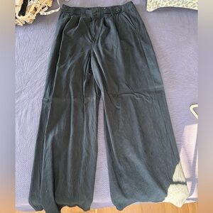 Wide Leg Madewell Harlow Black Pants Women’s 12 Tall